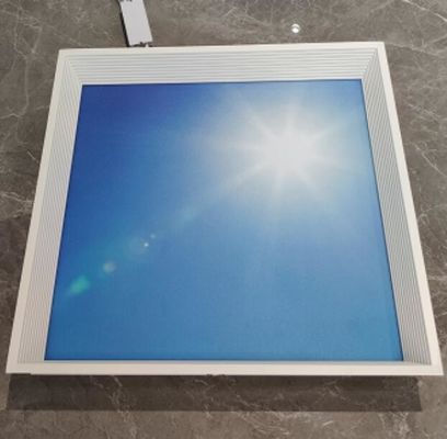 Φωτοστάσιο γαλάζιο ουρανό σύννεφα βυθισμένα 450x450mm διακοσμητικό LED οροφικό πάνελ φως,διακοσμητικό πλακέ LED πάνελ