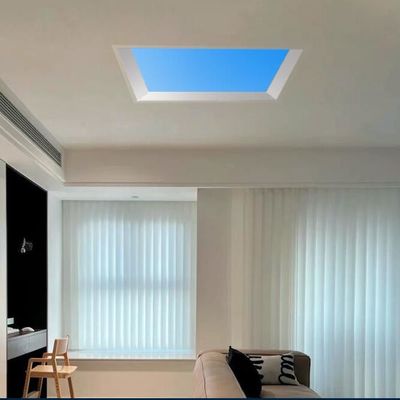 Φωτοστάσιο μπλε σύννεφα ουρανού 600x600mm διακοσμητικό φως οροφής LED,διακοσμητικό φως οροφής LED