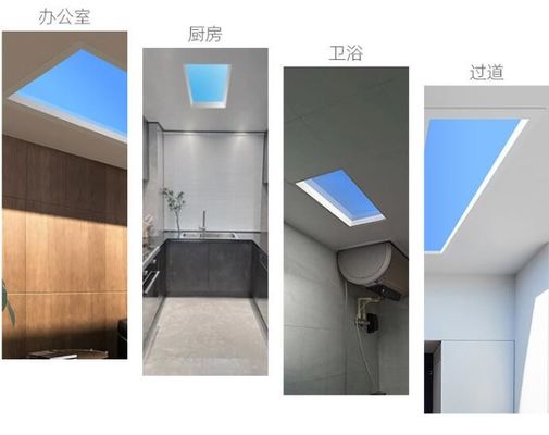 Πίνακας φωτισμού οροφής εσωτερικών χώρων LED Blue Sky Light Square Artificial Skylight 60x120 για διακοσμητικό φωτισμό οροφής