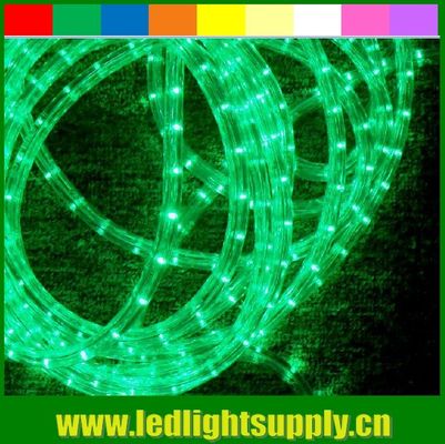 24/12V ανθεκτικά φώτα 1/2'' 2 καλωδίων ηλιακή ενέργεια LED ευέλικτα φώτα σχοινί