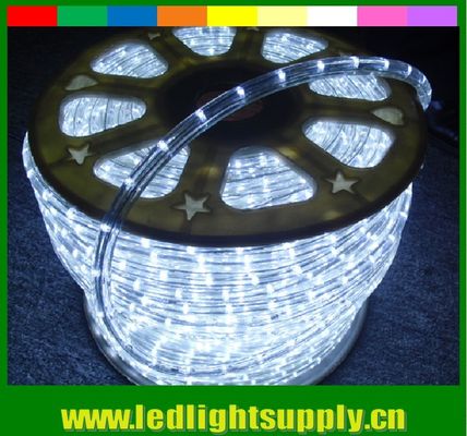 Εξωτερικό φως χριστουγεννιάτικου σχοινιού 12/24v 1/2' 2 καλωδίων LED φώτα σχοινιού