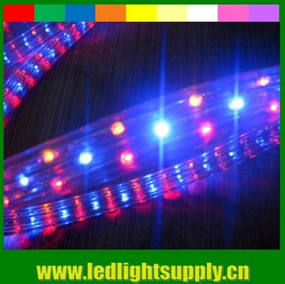 100 μέτρα PVC φώτιση σκοινί LED 4 καλώδια DIP 5mm φώτισε flex σκοινί για το κλαμπ
