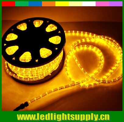 Γύρω 2 καλώδια κίτρινο σκοινί LED χριστουγεννιάτικη διακόσμηση σκοινί φώτα