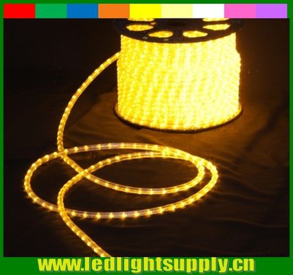 Γύρω 2 καλώδια κίτρινο σκοινί LED χριστουγεννιάτικη διακόσμηση σκοινί φώτα