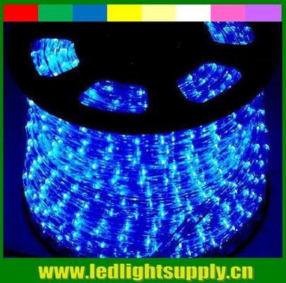Μπλε αδιάβροχο LED λωρίδες φωτισμού 2 καλώδιο LED χριστουγεννιάτικο φως σχοινί