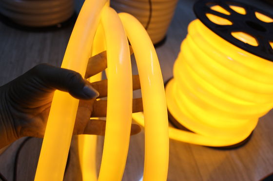 Ζεστή πώληση διακοσμητικά κίτρινα 24V 360πλανά LED φώτα με νέον