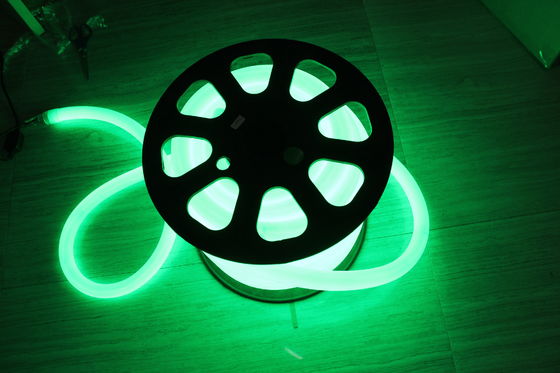 Νέο σχεδιασμό 24v IP67 αδιάβροχο πράσινο 100LEDs/m 360 στρογγυλά φώτα νεόνιο flex