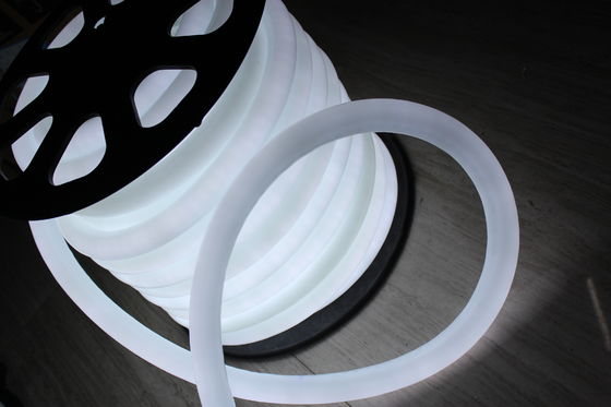 24v λευκό χρώμα διακόσμηση 360 μοίρες στρογγυλό φως νεόνιο flex για εξωτερικούς χώρους