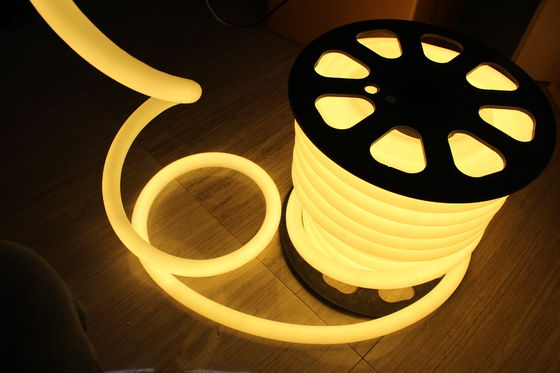Ενεργειακή εξοικονόμηση 110v ζεστό λευκό φως νεόνιο 360 στρογγυλο 25m τροχός για το σπίτι