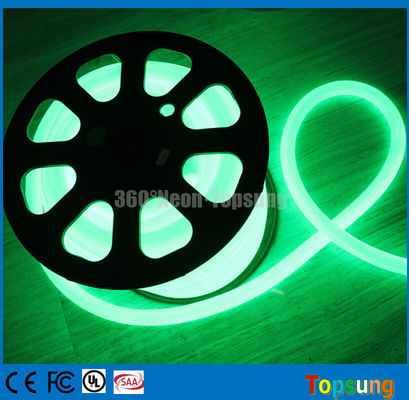 25m roll πράσινο pvc 360 μοίρες led neon flex για γέφυρα