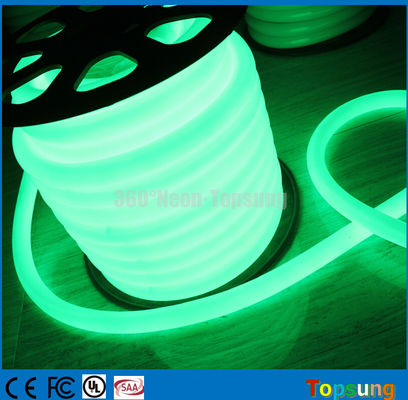 25m roll πράσινο pvc 360 μοίρες led neon flex για γέφυρα