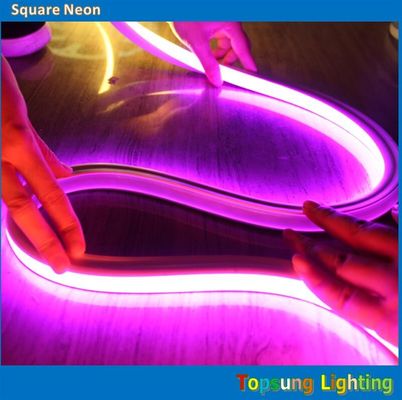 υψηλής ποιότητας φως LED 240v ροζ τετράγωνο 16*16m φεγγαρό καλώδιο νεονίου