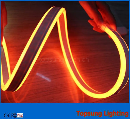 καυτή πώληση 12V διπλής πλευράς πορτοκαλί LED νέον ευέλικτο φως με υψηλή ποιότητα