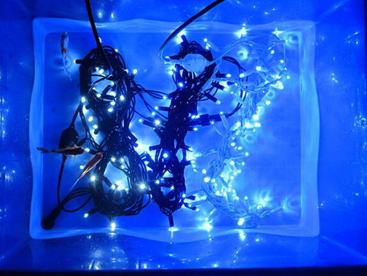 10m Συνδέσιμο Anti Cold Blue LED Strings Φώτα 100 λαμπτήρες IP65