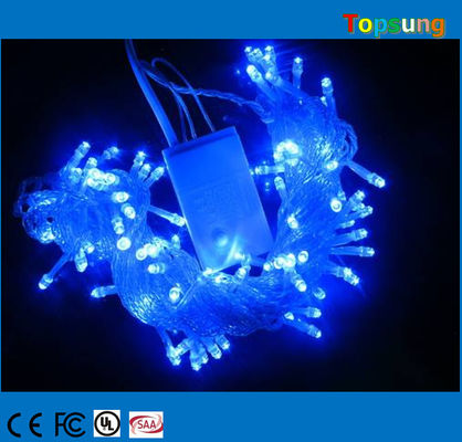 10m Συνδέσιμο Anti Cold Blue LED Strings Φώτα 100 λαμπτήρες IP65