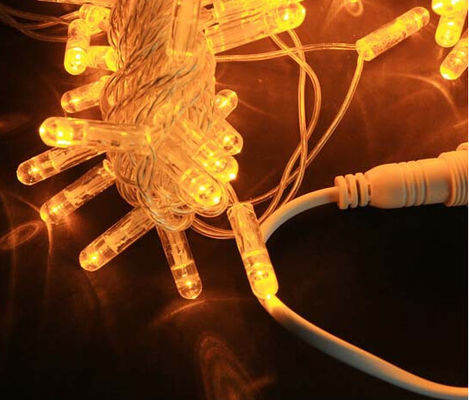 10μ συνδεσιμό 5μ LED χριστουγεννιάτικα φώτα χονδρική κίτρινη φούσκα PVC