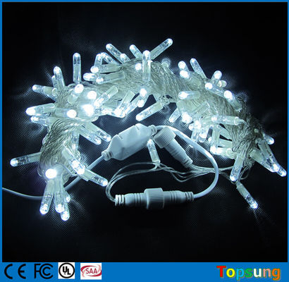 10μ συνδεσιμό Anti Cold λευκό LED xmas διακοσμητικά φώτα φυσαλίδας κέλυφος 100 λάμπες