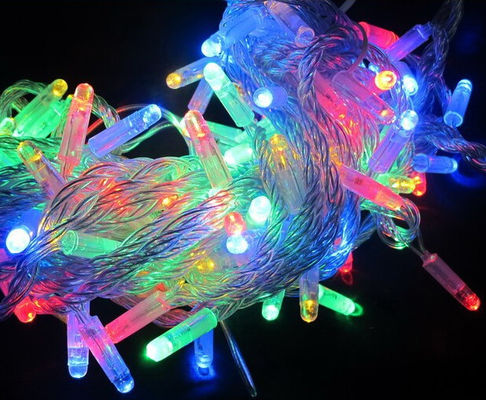 ΤΑΡΔ ΑΣΥΜΒΟΥΛΗΣΗ 10m αναβοσβήνουν RGBY LED εξωτερικά χριστουγεννιάτικα φώτα με ελεγκτή