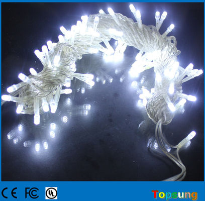 Πιο δημοφιλές 10m συνδεσιμό 110v λευκό φως φεριού 100 led