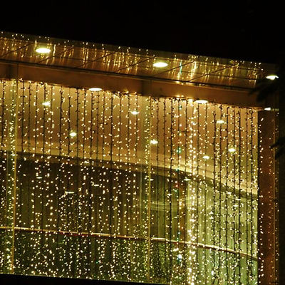 Υπερ φωτεινά 24v νεράιδα εσωτερικά χριστουγεννιάτικα φώτα κουρτίνα για κτίριο