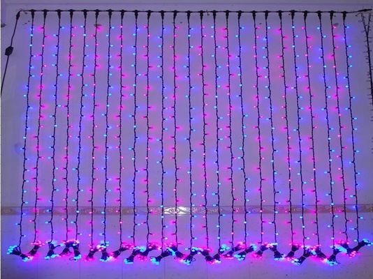 240v διακοσμητικά φώτα για τις γιορτές φώτα Χριστουγέννων κουρτίνα για εξωτερικούς χώρους
