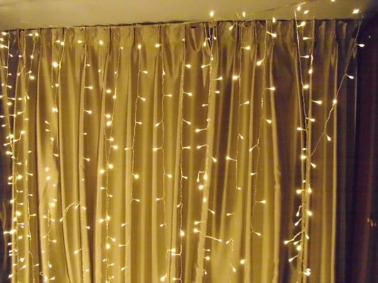 2016 νέα 110v νεράιδα εμπορικά χριστουγεννιάτικα φώτα κουρτίνα αδιάβροχο για εξωτερικούς χώρους