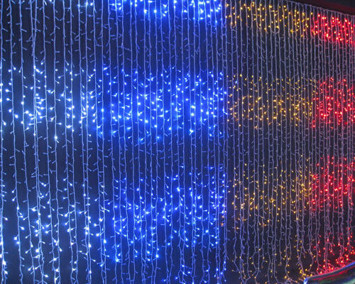 Φωτισμοί χριστουγεννιάτικων φώτων εξωτερικού φώτων 110v