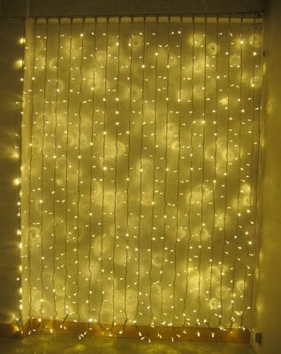 Ζεστή πώληση νέα σχεδιασμένη 24 Χριστουγεννιάτικη κουρτίνα διακοσμή φωτός για εξωτερικούς χώρους
