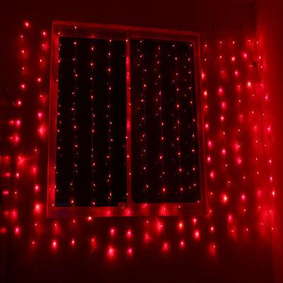 240V κουρτίνα Χριστουγεννιάτικα φώτα εξωτερικά Για διακόσμηση Αντι-UV Αντι-καιρικά υλικά