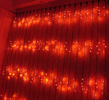 Ζεστή πώληση 240V νεράιδα εξωτερικά χριστουγεννιάτικα φώτα καταρράκτη για κτίρια