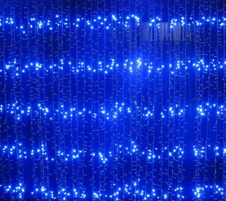 Ζεστή πώληση 240V νεράιδα εξωτερικά χριστουγεννιάτικα φώτα καταρράκτη για κτίρια