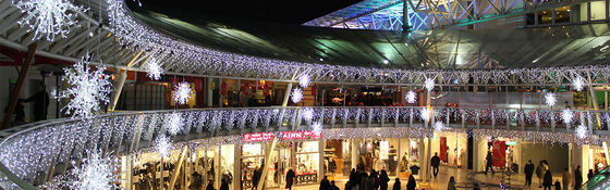 Εμπορευματική πώληση 24V Χριστουγεννιάτικα φώτα φώτα παγωτού για κτίρια