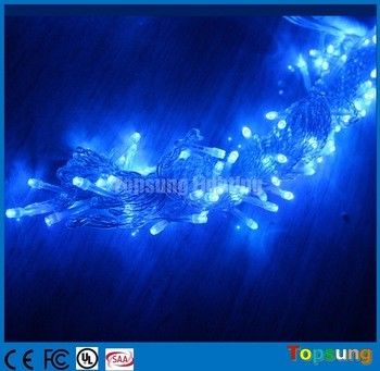 Ζεστή πώληση 220V μπλε100led Χριστουγεννιάτικα φώτα 10m