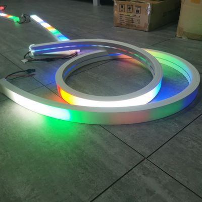 40mm προγραμματισμό RGBW νεόνιο ευέλικτο LED 24v RGB φως LED τύπου νεόνιο ταινία 5050 smd χρώμα αλλάζοντας μαλακό σωλήνα