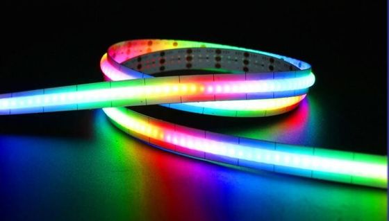 Topsung rgb 720leds/m COB Strip Light Dream Color 24v Διευθύνσιμο LED Magic COB LED Strip