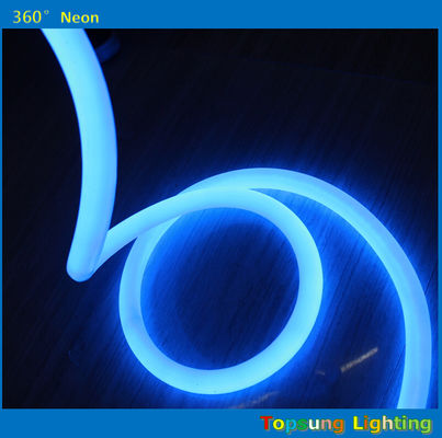 ζεστό προϊόν 100LEDs/m μπλε 360 βαθμών στρογγυλό LED φως νεόνιο flex 220v 25m spool