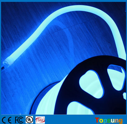 16mm 360 μοίρες στρογγυλο LED νεόνιο σωλήνα μπλε ευέλικτα διακοσμητικά φώτα 24V