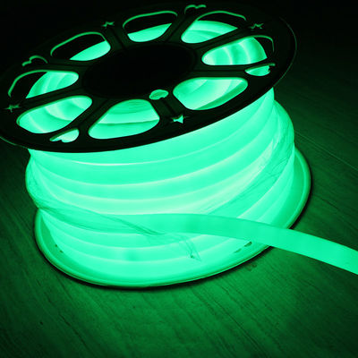 110V 360 μοίρες εκπομπή 16mm στρογγυλό λεπτό LED νεόνιο flex χριστουγεννιάτικα φώτα πράσινα