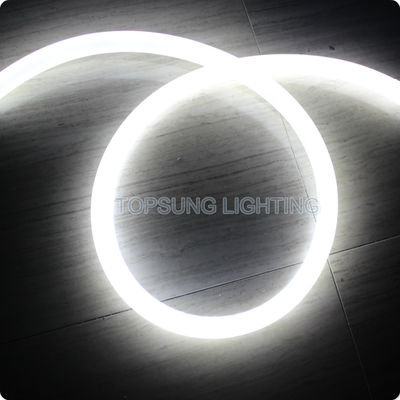 360 μοίρες στρογγυλό LED νεόνιο flex 16mm μίνι φως σκοινί 12V λευκό χρώμα νεόνιο φλεξ σκοινί ταινία