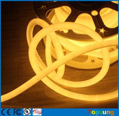 360 μοίρες στρογγυλή μίνι LED νεόνιο λωρίδα flex για διακόσμηση xmas 220v ζεστό λευκό μίνι 16mm