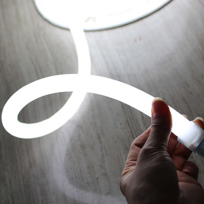 360 μοίρες στρογγυλό LED νεόνιο flex 16mm μίνι φως σκοινί 12V λευκό χρώμα νεόνιο φλεξ σκοινί ταινία