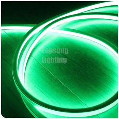 DC 12V led neon flex 16x16mm τετραγωνικό επίπεδο φως σκοινί 120SMD/M πράσινο εξωτερικό διακοσμητικό φως