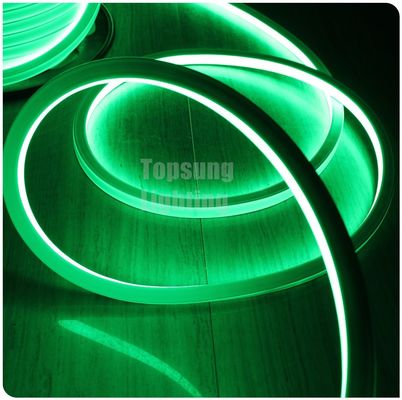 Ηλεκτρονικό ρεύμα AC 110v LED νεόνιο flex 16*16mm τετραγωνικό επίπεδο led νεόνιο σωλήνα ip68 εξωτερικό φωτισμό πράσινο