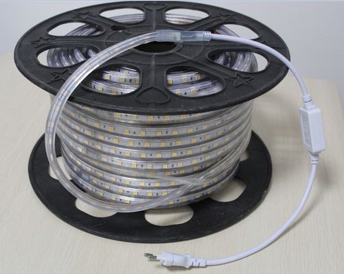 50m υψηλή CRI αδιάβροχη ευέλικτη LED λωρίδα φωτισμού 5050 smd 240VAC λευκές λωρίδες κορδέλα