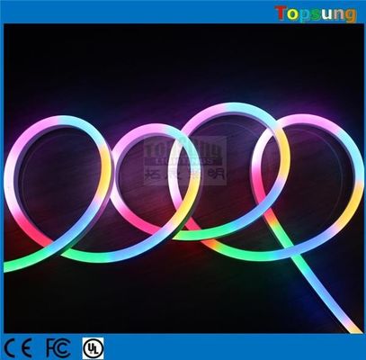 24v ψηφιακό LED νεόνιο σωλήνα flex rgb αλλαγή χρώματος σχοινί σύρμα λωρίδας 60SMD/M