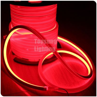 θερμές πωλήσεις μακρά διάρκεια ζωής 24v κόκκινο χρώμα τετράγωνο LED νεόνιο flex σχοινί φως ip67