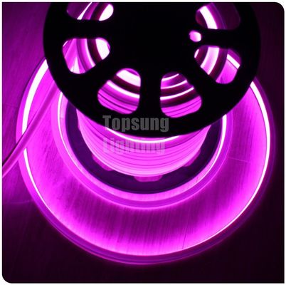 υψηλής ποιότητας τετραγωνικά φως νεόνιο flex 12v μωβ ροζ φώτα σχοινί για την εφαρμογή μηχανικών έργων