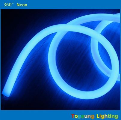 25M τροχιά 12V μπλε 360 μοίρες φως σκοινί νεόνιο για το δωμάτιο