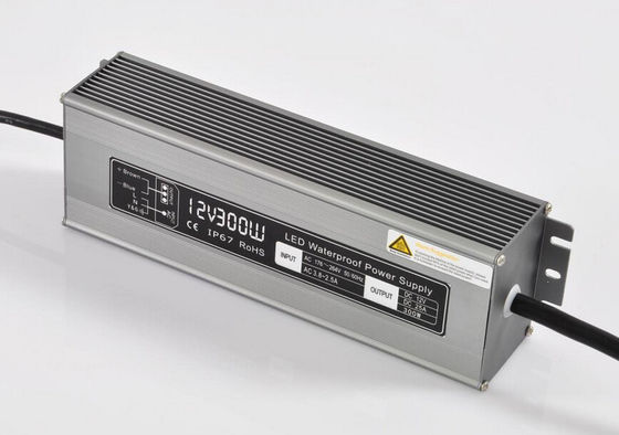 Μετασχηματιστής LED 12v 300w τροφοδοσίες ηλεκτρικής ενέργειας οδηγός LED για led νεόνιο αδιάβροχο IP67
