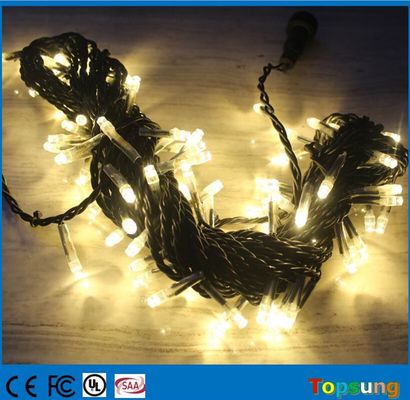 Ζεστή πώληση 127v ζεστά λευκά συνδεσιμό φώτα νεράιδα 10m χριστουγεννιάτικη διακόσμηση